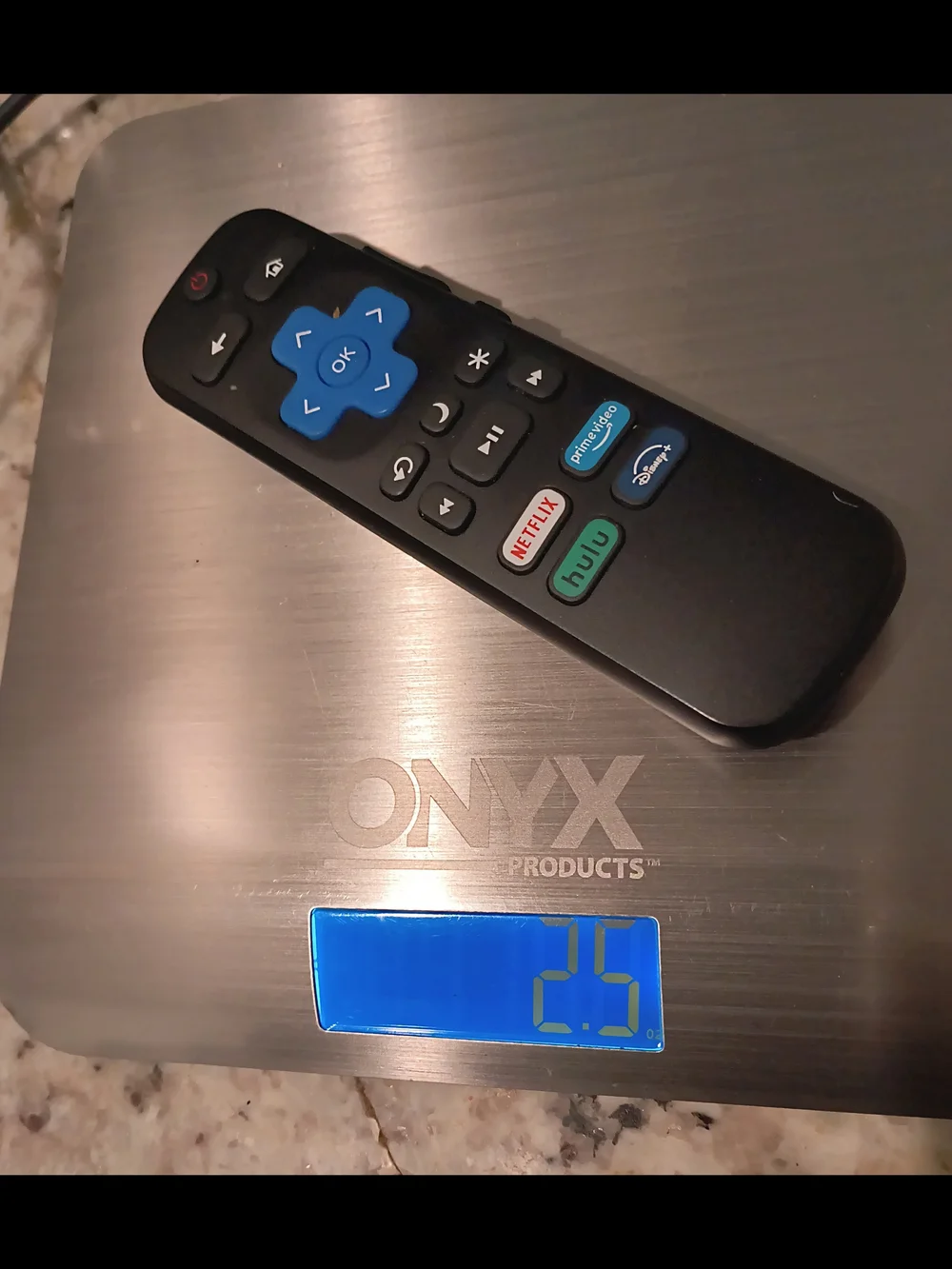 ONYX Stainless Steel Digital 5LB Postage Scale